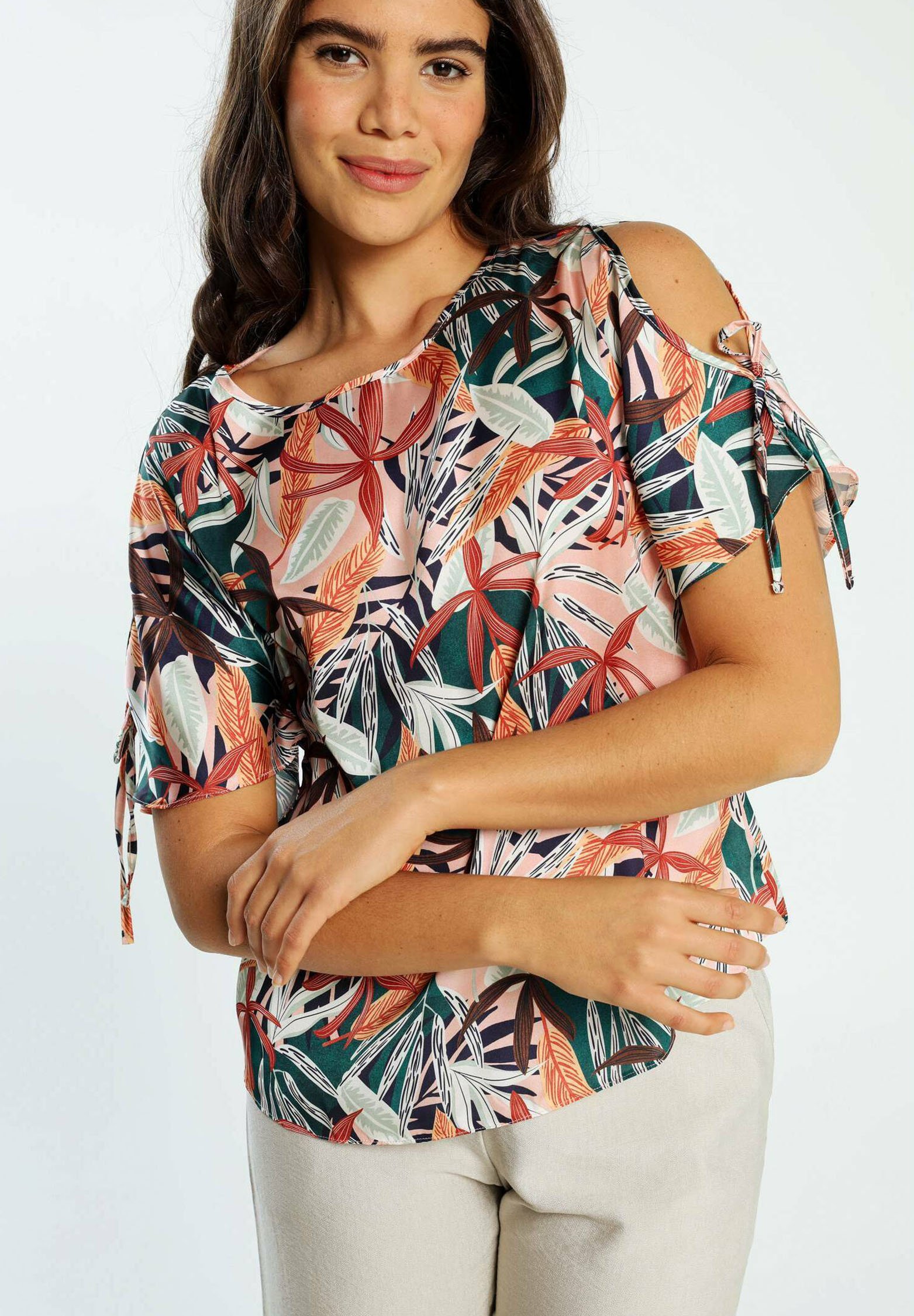 Bluse dschungel muster Clearance